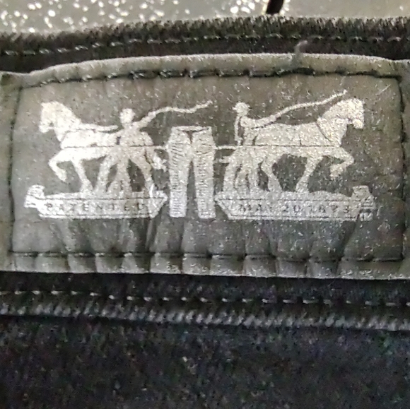 Levi's 505 Straight Leg Black With Embroidery Men's Size 29 X 30 - Picture 4 of 6